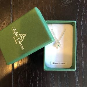 Celtic Shamrock charm and necklace